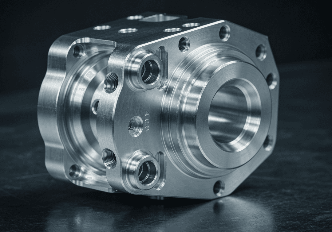 CNC Milled Aluminum Component