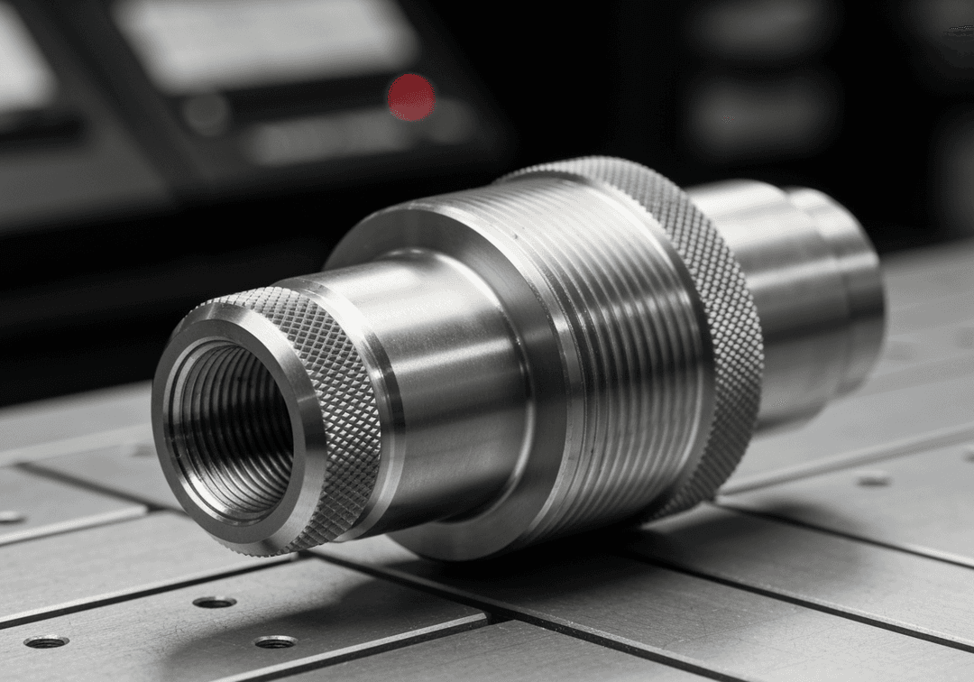 CNC Turned Titanium Shaft